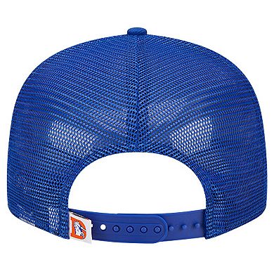 Men's New Era Royal Denver Broncos Main Trucker 9FIFTY Snapback Hat
