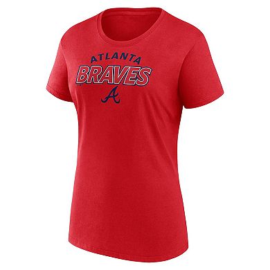 Women's Fanatics Branded Atlanta Braves Risk T-Shirt Combo Pack