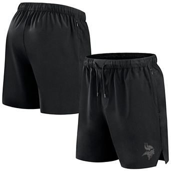 Men's Fanatics Signature Black Minnesota Vikings Front Office Woven Shorts