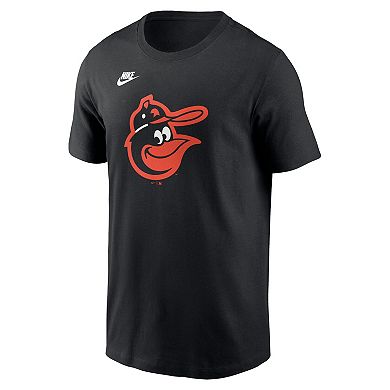 Men's Nike Black Baltimore Orioles Cooperstown Collection Team Logo T-Shirt