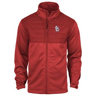 Men's Dunbrooke Heather Red St. Louis Cardinals Explorer Full-Zip Jacket