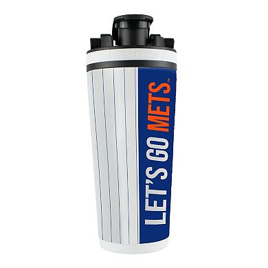 WinCraft New York Mets 26oz. 4D Stainless Steel Ice Shaker Bottle