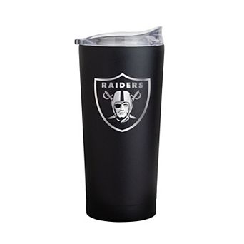 Las Vegas Raiders Black Foil 20oz. Powder Coat Tumbler