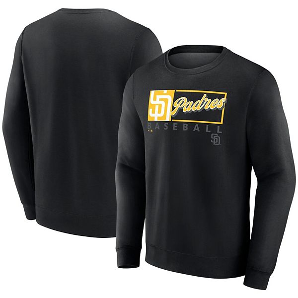 Men's Profile Black San Diego Padres Big & Tall Pullover Sweatshirt