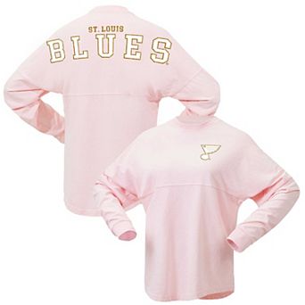 Women's Fanatics Branded Pink St. Louis Blues Spirit Jersey Long Sleeve T-Shirt