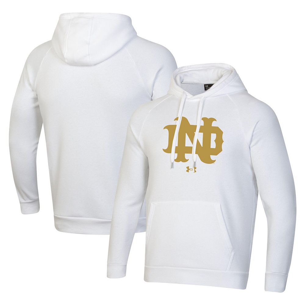 Men's Under Armour White Notre Dame Fighting Irish Throwback ...