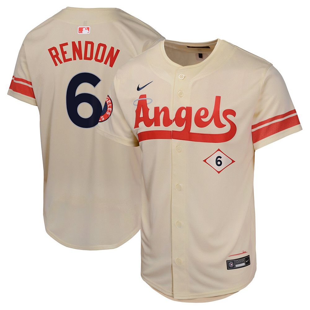 Youth Nike Anthony Rendon Cream Los Angeles Angels City Connect