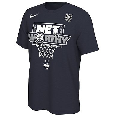 Unisex Nike Navy UConn Huskies 2024 NCAA Men's Basketball Tournament March Madness Final Four Locker Room T-Shirt