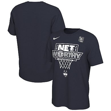 Unisex Nike Navy UConn Huskies 2024 NCAA Men's Basketball Tournament March Madness Final Four Locker Room T-Shirt