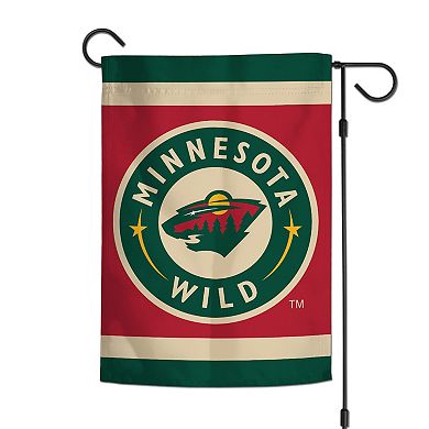 WinCraft Minnesota Wild 12'' x 18'' Double-Sided Garden Flag