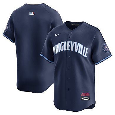 Men's Nike  Navy Chicago Cubs City Connect Limited Jersey