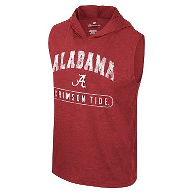 Sweat à capuche Colosseum White Alabama Crimson Tide Arch & Logo 3.0 pour homme