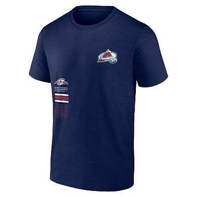 Men's Fanatics Navy Colorado Avalanche Represent T-Shirt