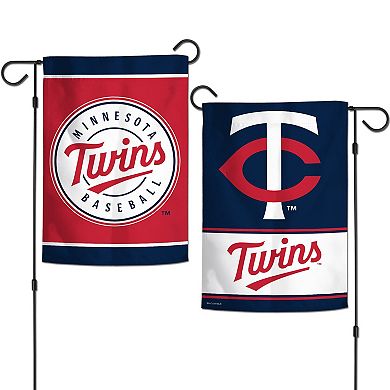 WinCraft Minnesota Twins 12'' x 18'' Double-Sided Garden Flag