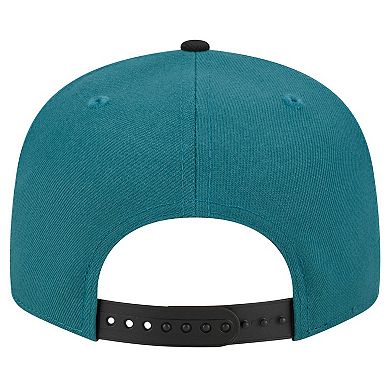 Men's New Era Midnight Green/Black Philadelphia Eagles Team Establish 9FIFTY Snapback Hat
