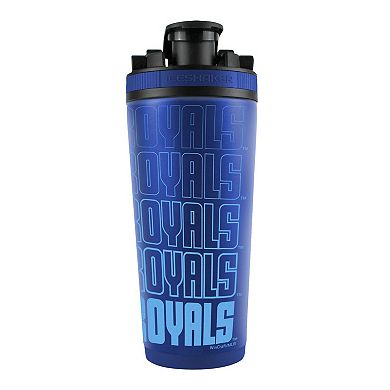 WinCraft Kansas City Royals 26oz. 4D Stainless Steel Ice Shaker Bottle