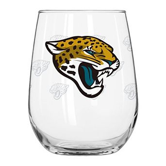 Jacksonville Jaguars 16oz. Satin-Etched Logo Curved Beverage Glass