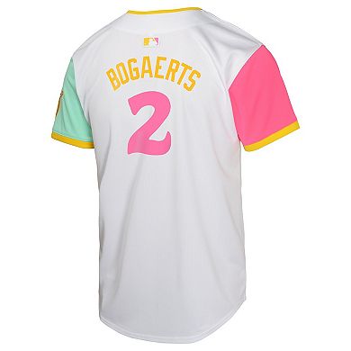 Youth Nike Xander Bogaerts White San Diego Padres City Connect Limited Player Jersey