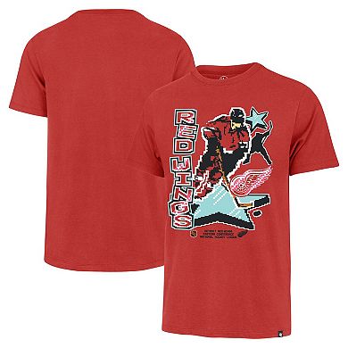 Men's '47 Red Detroit Red Wings Lamp Lighter Franklin T-Shirt