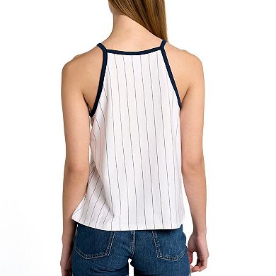 Women's Lusso  White Chicago Cubs Nahla Tank Top
