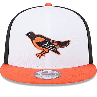 Men's New Era White Baltimore Orioles 2024 Batting Practice 9FIFTY Snapback Hat