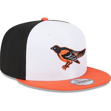 Men's New Era White Baltimore Orioles 2024 Batting Practice 9FIFTY Snapback Hat