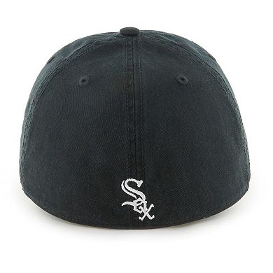 Men's '47 Black Chicago White Sox Crosstown Classic Franchise Fitted Hat