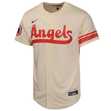Youth Nike Cream Los Angeles Angels City Connect Limited Jersey