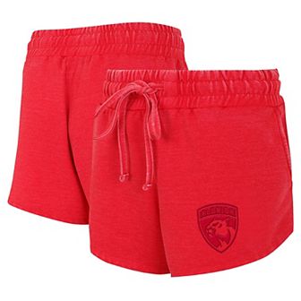 Women's Concepts Sport Red Florida Panthers Volley Fleece Shorts