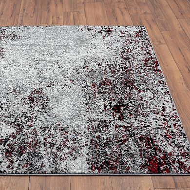 Luxe Weavers Modern Abstract Design Non-Shedding Area Rug