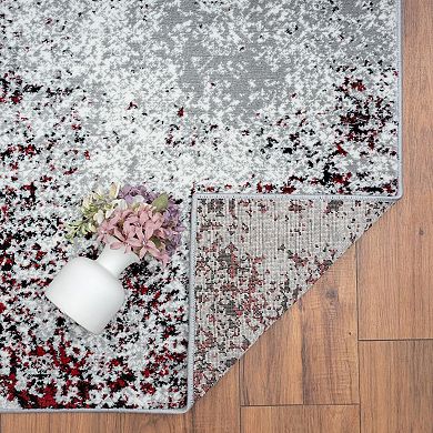 Luxe Weavers Modern Abstract Design Non-Shedding Area Rug