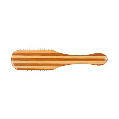 Bass Pet Brushes Style & Detangle With 100% Premium Alloy Pin Pure Wood Handle Medium Paddle