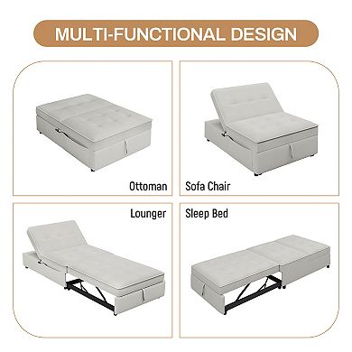 Merax Convertible Arm Chair,Sofa Bed