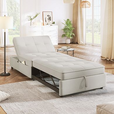 Merax 4-in-1 Sofa Bed，Multi-Function Folding Ottoman Bed