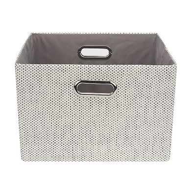 Lambs & Ivy Gray Foldable/collapsible Storage Bin/basket Organizer With Handles