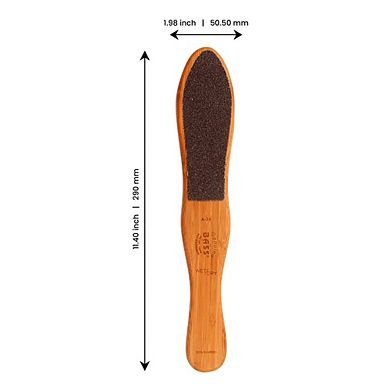 Bass Pet Brushes Pad Buffer With Pure Wood Handle