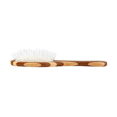 Bass Pet Brushes Ultra-flex Style & Detangle Pet Brush W/ultra-flex Nylon Bristle Wood Handle Oval