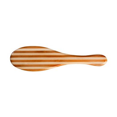 Bass Pet Brushes Ultra-flex Style & Detangle Pet Brush W/ultra-flex Nylon Bristle Wood Handle Oval