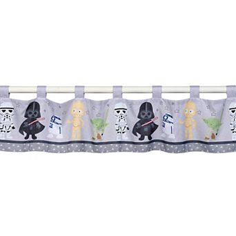 Lambs & Ivy Star Wars Classic Window Valance - Yoda/darth Vader/r2-d2/c-3po