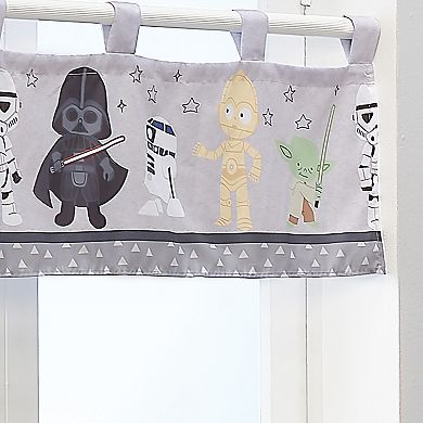 Lambs & Ivy Star Wars Classic Window Valance - Yoda/darth Vader/r2-d2/c-3po