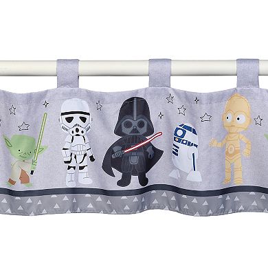 Lambs & Ivy Star Wars Classic Window Valance - Yoda/darth Vader/r2-d2/c-3po