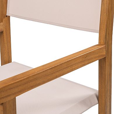 Classic Vintage Outdoor Acacia Wood Folding Director Chair