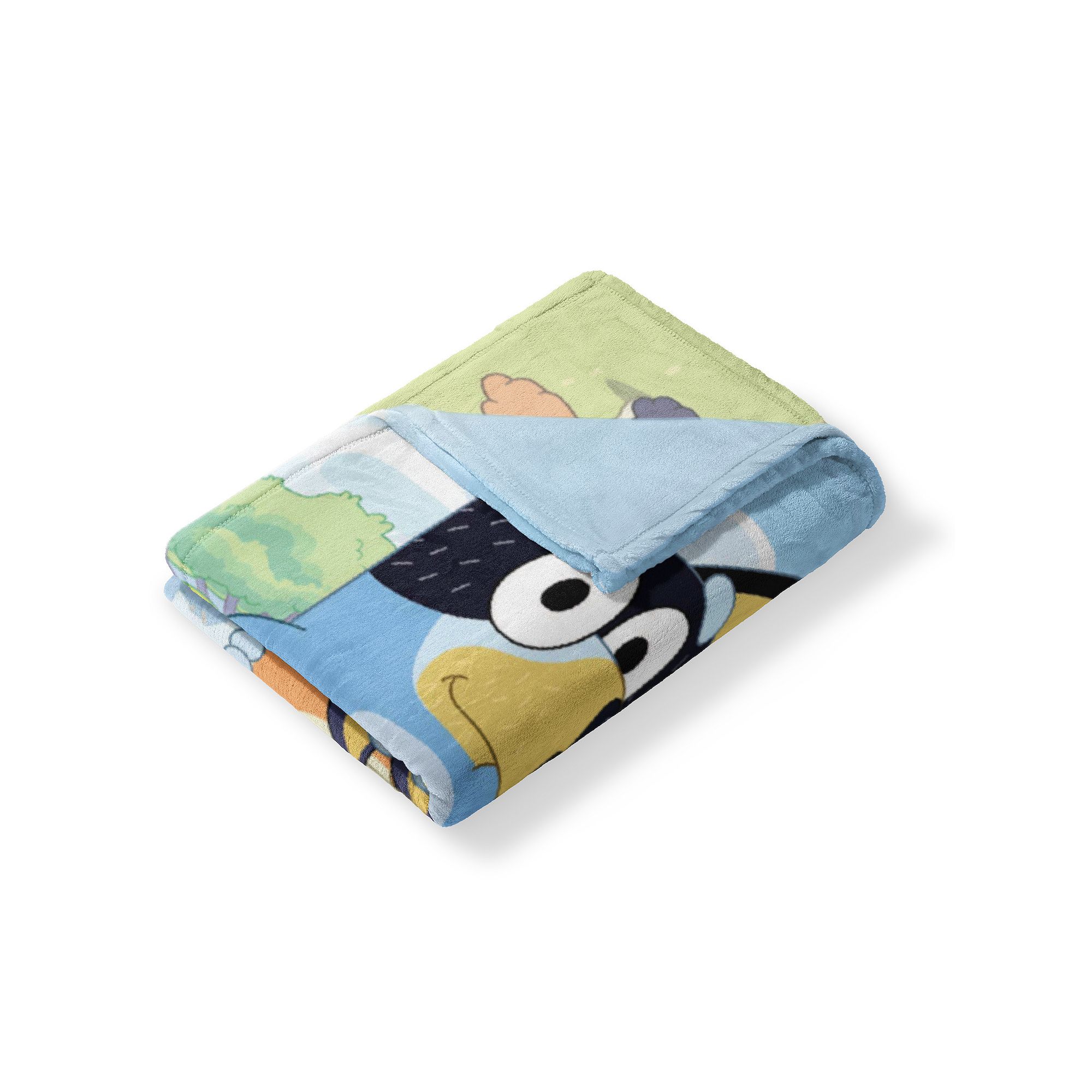 Bluey Family Garden Silk Touch Throw Blanket