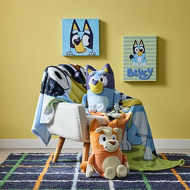 Bluey Family Garden Silk Touch Throw Blanket