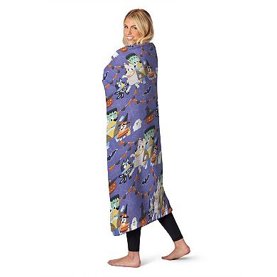 Bluey Halloween Heelers Silk Touch Throw Blanket