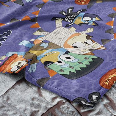Bluey Halloween Heelers Silk Touch Throw Blanket