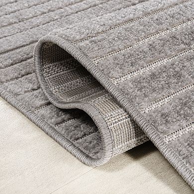 Duenas High-low Shabby Damask Area Rug