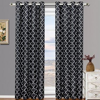 Meridian Room Darkening Thermal Insulated Curtain Pair (set Of 2 Panels)