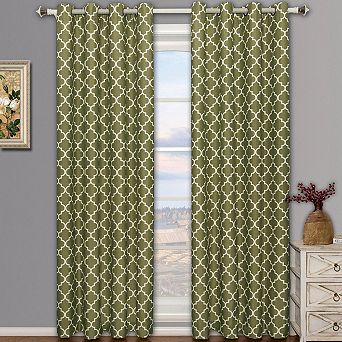Meridian Room Darkening Thermal Insulated Curtain Pair (set Of 2 Panels)