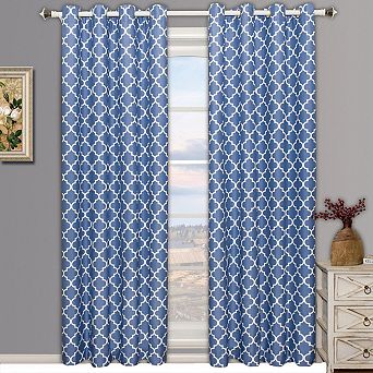 Meridian Room Darkening Thermal Insulated Curtain Pair (set Of 2 Panels)